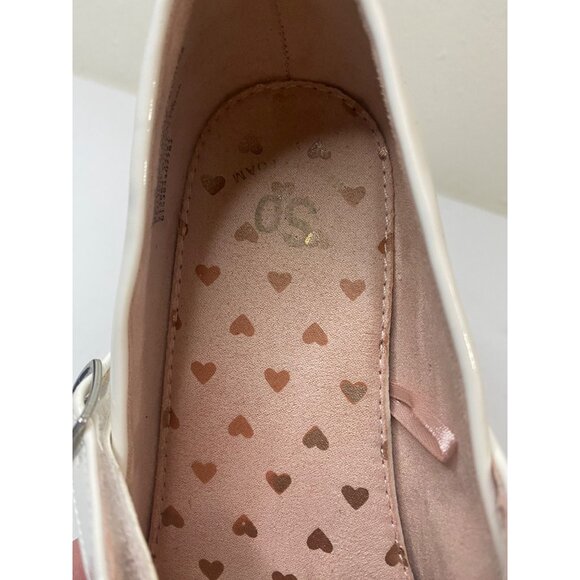 SO Claudie Girls' Mary Jane Heels, Size: 6, White - Picture 9 of 12